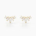 Boucles D'oreilles Puces Earnestine Or Jaune Oxyde De Zirconium - Clous d'oreilles Femme | Histoire d’Or