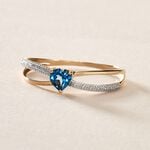 Bague Rory Or Jaune Topaze - Bagues solitaires Femme | Histoire d&rsquo;Or