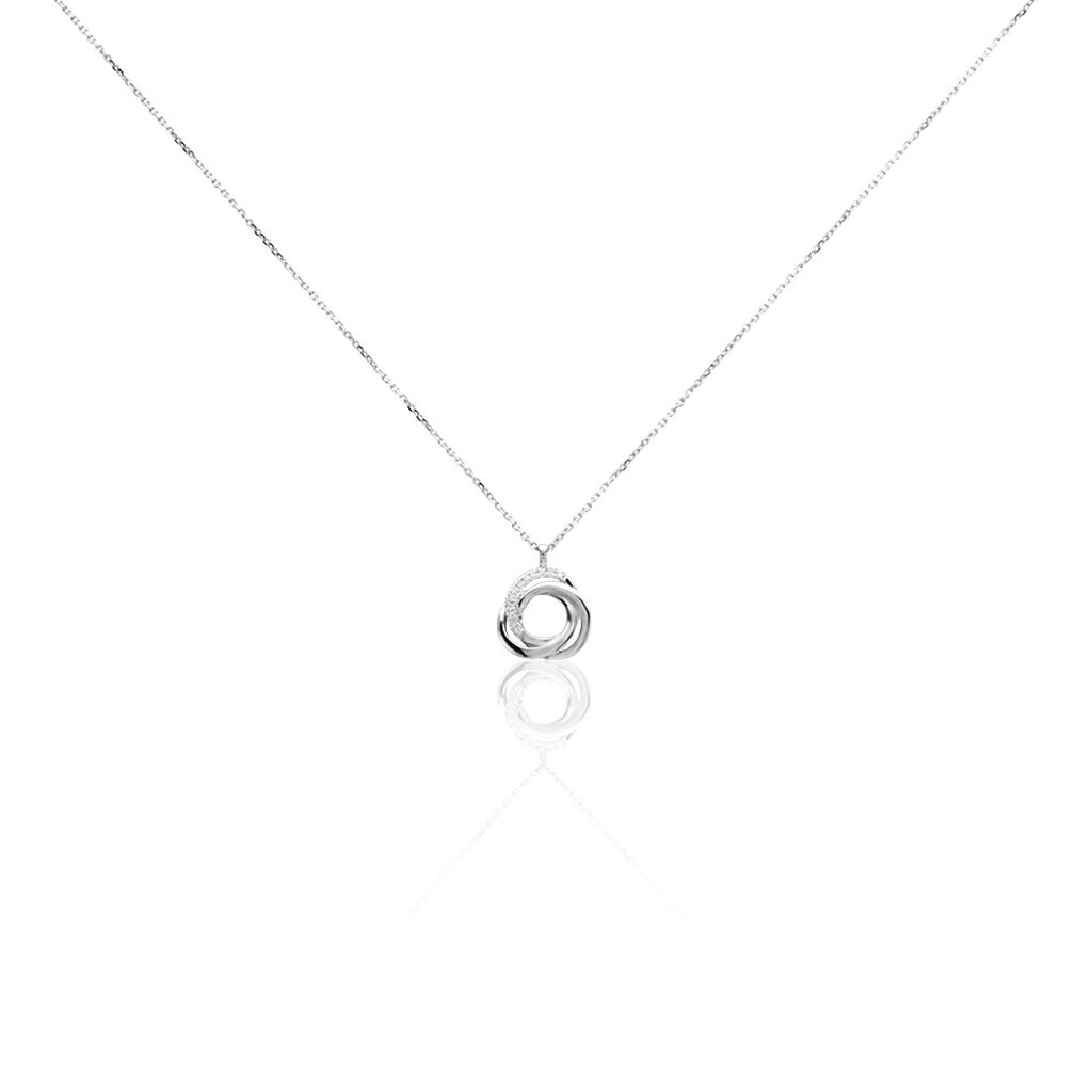 Collier Syrena Or Blanc Diamant - Colliers Femme | Histoire d’Or