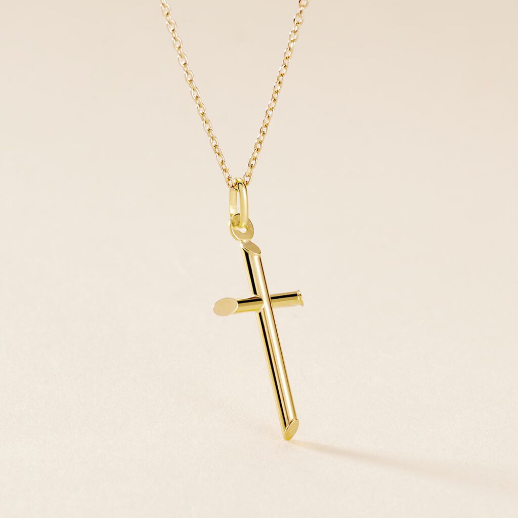 Pendentif Or Jaune Corantin - Pendentifs Baptême Unisex | Histoire d’Or