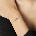 Bracelet Cyprielle Argent Blanc Pierre De Synthese - Bracelets Femme | Histoire d&rsquo;Or
