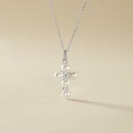 Collier Argent Blanc Burt Perles De Culture Oxydes De Zirconium - Colliers fantaisie Femme | Histoire d&rsquo;Or