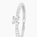 Bague Solitaire Hemera Or Blanc Diamant