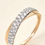 Bague Aglae Or Jaune Oxyde De Zirconium - Bagues avec pierre Femme | Histoire d&rsquo;Or