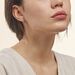 Boucles D'oreilles Puces Sculptural Or Blanc Diamant - Clous d'oreilles Femme | Histoire d’Or