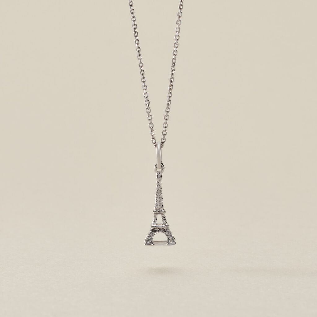 Pendentif Marceau Argent Blanc - Pendentifs Famille | Histoire d&rsquo;Or