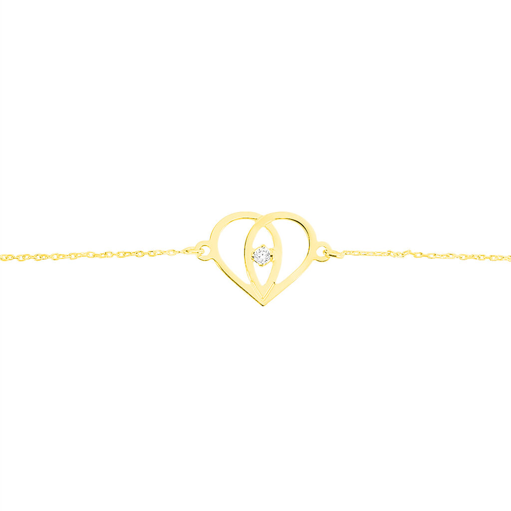 Bracelet Blasi Or Jaune Oxyde De Zirconium - Bracelets Femme | Histoire d’Or