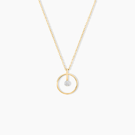 Collier Or Jaune Adrienn Diamants - Colliers Femme | Histoire d’Or