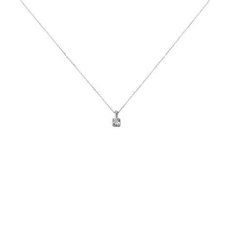 Collier Victoria Platine Blanc Diamant - Colliers Femme | Histoire d’Or