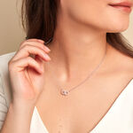 Collier Iwa Argent Blanc Oxyde De Zirconium - Colliers fantaisie Femme | Histoire d&rsquo;Or