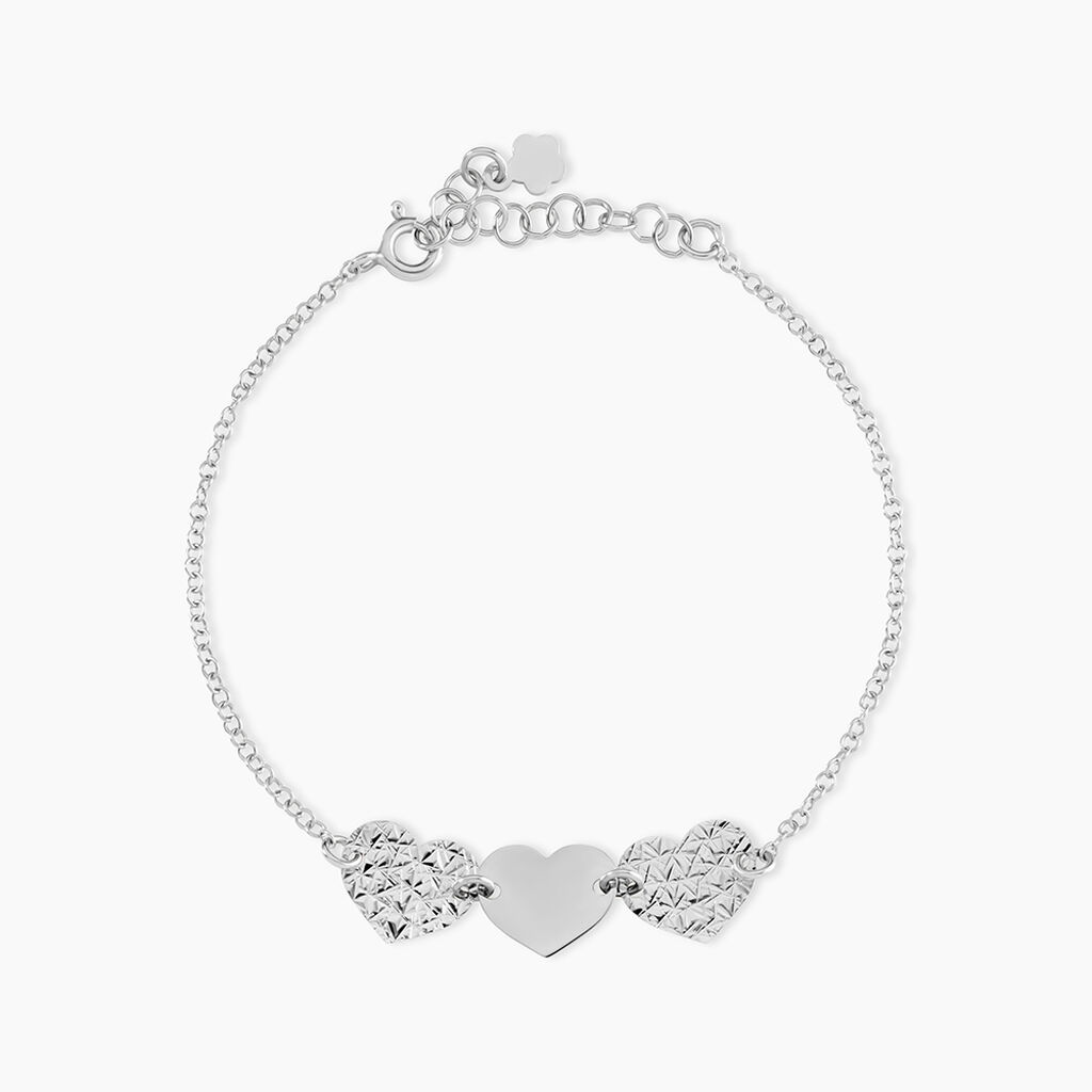 Bracelet Yrina Argent Blanc - Bracelets Femme | Histoire d&rsquo;Or