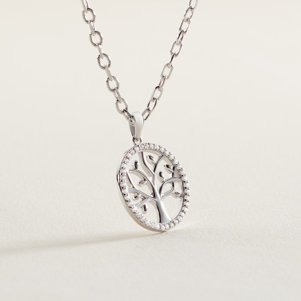 Collier Argent Urcisse Oxydes De Zirconium - Colliers Femme | Histoire d&rsquo;Or