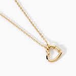 Collier Minie Argent Dor&eacute; A L'Or 750/1000 Oxyde De Zirconium - F&ecirc;te des m&egrave;res Femme | Histoire d&rsquo;Or