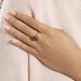 Bague Titziana Argent Blanc Ambre - Bagues solitaires Femme | Histoire d’Or