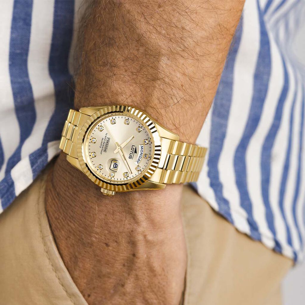Montre Lotus Freedom Collection Doré - Montres Homme | Histoire d’Or