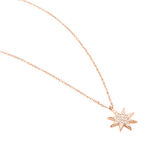 Collier Sarida Argent Rose Oxyde De Zirconium - Colliers fantaisie Femme | Histoire d&rsquo;Or