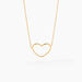 Collier Roselin Or Jaune - Colliers Coeur Femme | Histoire d’Or