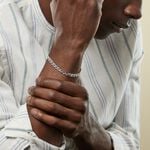 Bracelet Maille Argent Piato - Bracelets cha&icirc;ne Homme | Histoire d&rsquo;Or