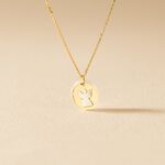 Collier Philana Or Jaune Nacre - Colliers Bapt&ecirc;me Enfant | Histoire d&rsquo;Or