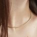 Collier Or Jaune Izel Maille Anglaise - Chaines Femme | Histoire d’Or