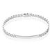 Bracelet Identité Clementine Maille Gourmette Argent Gris - Gourmettes Femme | Histoire d’Or