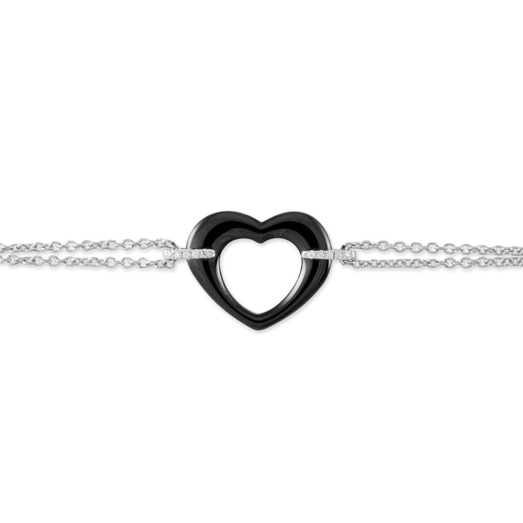 Bracelet Vivianne Argent Blanc Oxyde De Zirconium Et Céramique - Bracelets Femme | Histoire d’Or