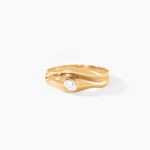 Bague Allie Plaqu&eacute; Or Jaune Oxyde De Zirconium -  Femme | Histoire d&rsquo;Or