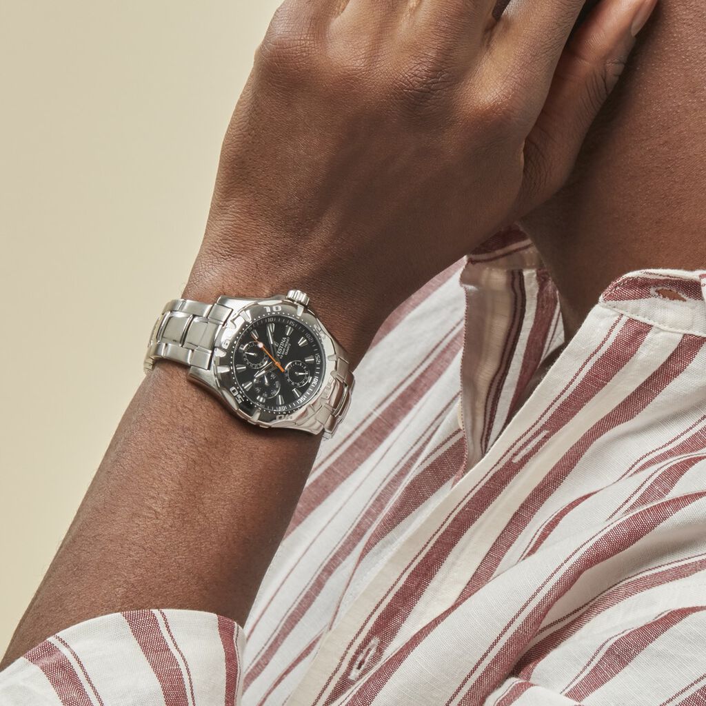 Montre Festina Multifonctions Noir - Montres Homme | Histoire d’Or