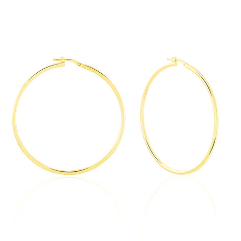 Créoles Verania Or Jaune - Boucles d'oreilles créoles Femme | Histoire d’Or