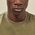 Cha&icirc;ne Igoa Maille For&ccedil;at Diamantee Or Jaune - Chaines Unisex | Histoire d&rsquo;Or