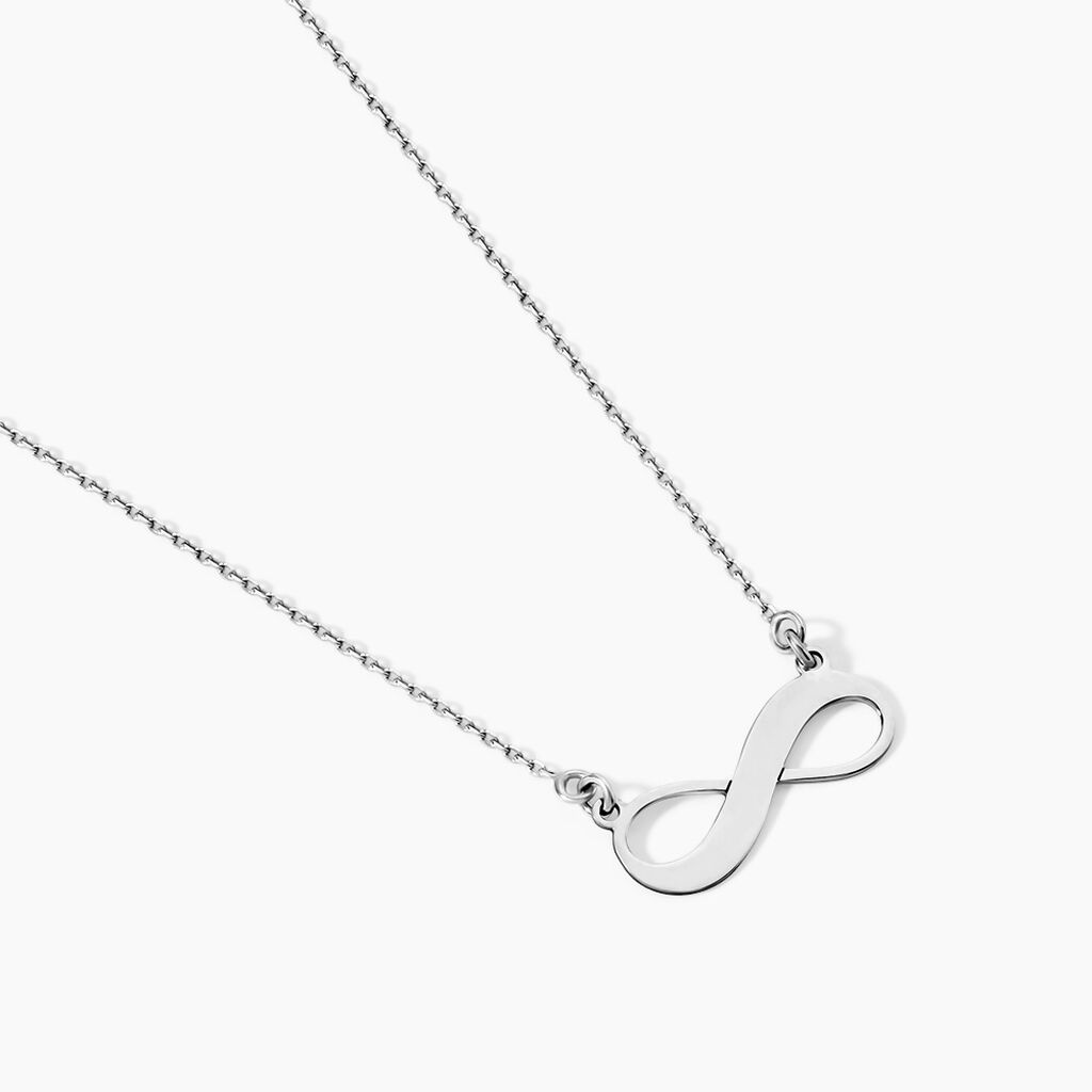 Collier Abelae Argent Blanc - F&ecirc;te des m&egrave;res Femme | Histoire d&rsquo;Or