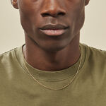 Cha&icirc;ne Faneliaae Maille For&ccedil;at Diamant&eacute;e Or Jaune - Chaines Unisex | Histoire d&rsquo;Or