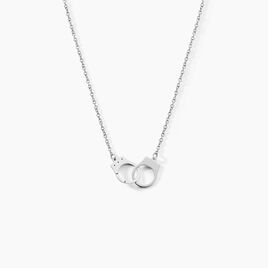 Collier Kim Argent Blanc - Colliers fantaisie Famille | Histoire d’Or