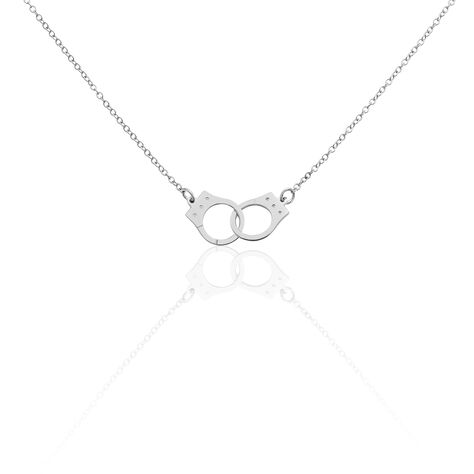 Collier Kim Argent Blanc - Colliers fantaisie Famille | Histoire d’Or