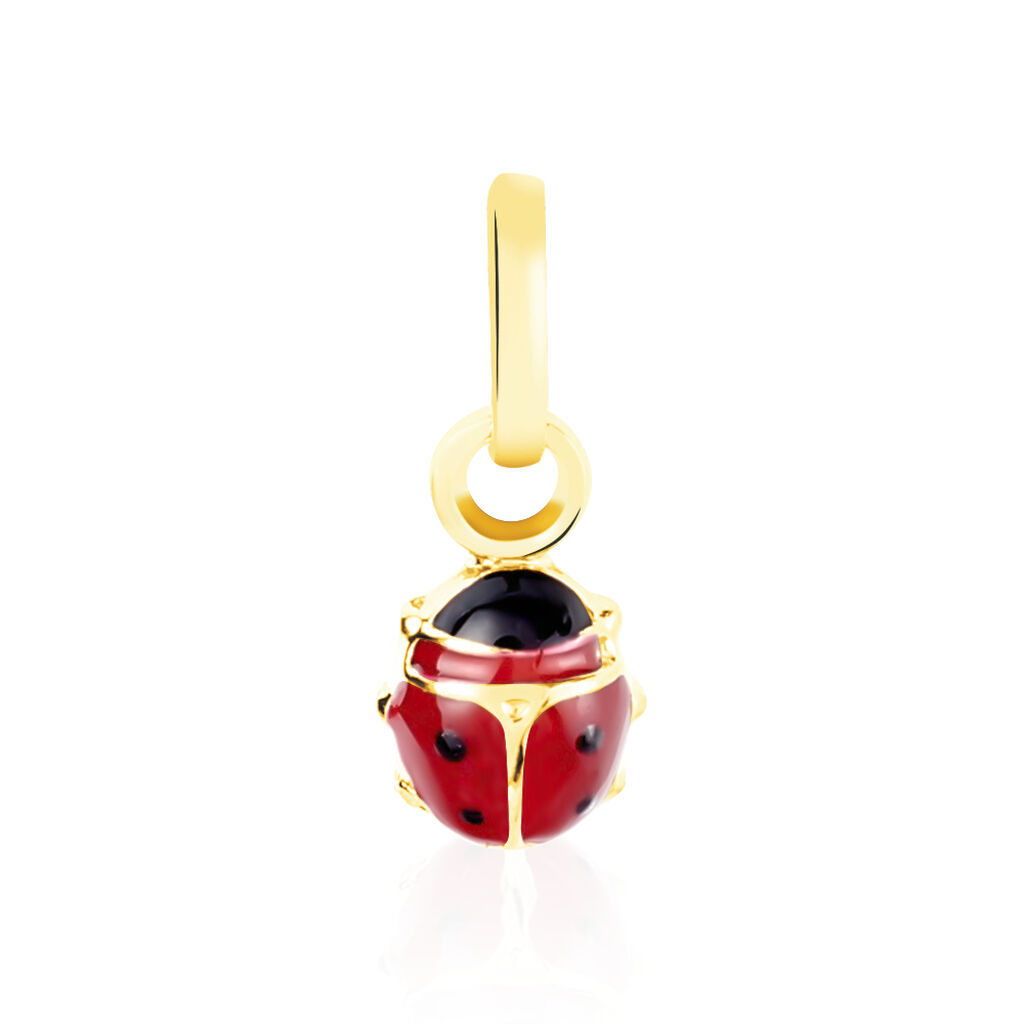 Pendentif Helidie Coccinelle Or Jaune