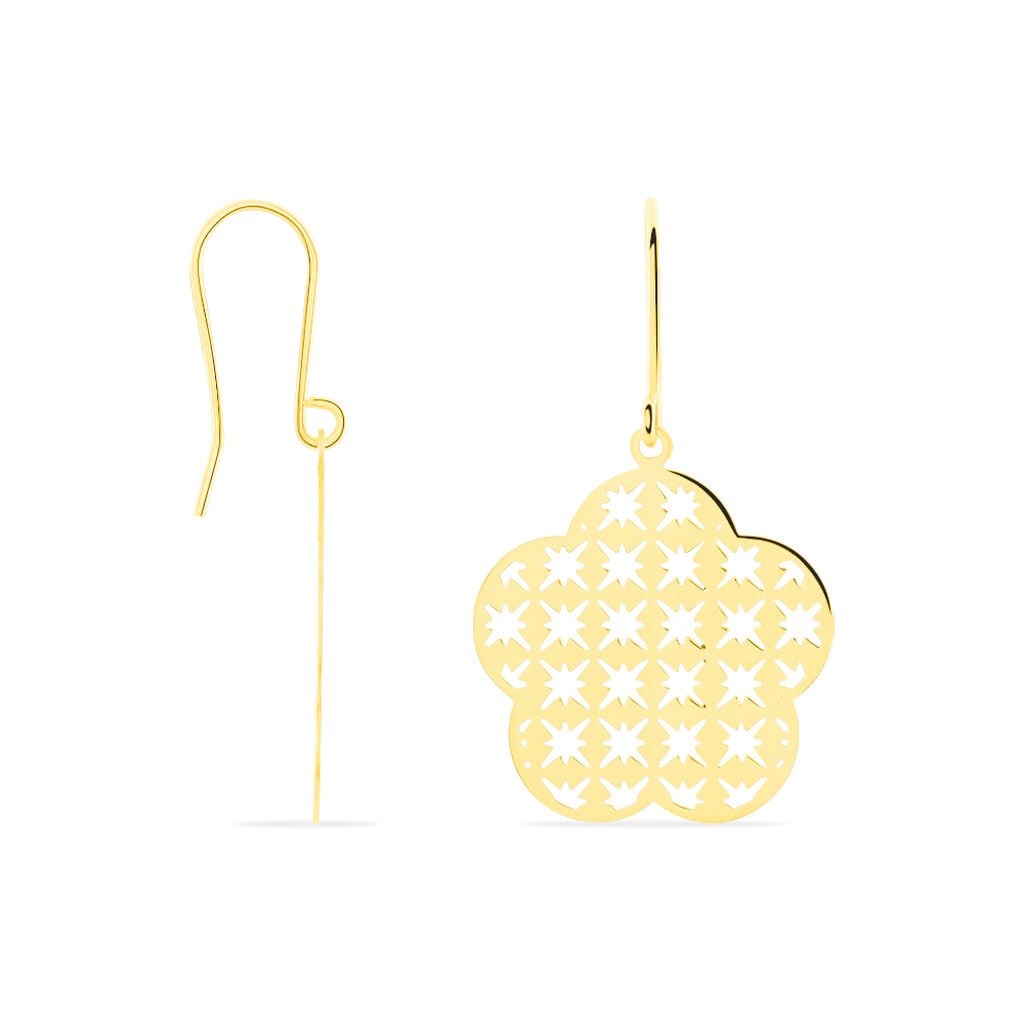 Boucles D'oreilles Pendantes Liesel Or Jaune - Boucles d'oreilles pendantes Femme | Histoire d&rsquo;Or
