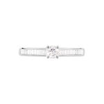 Bague Solitaire Anastasiane Or Blanc Diamant - Bagues solitaires Femme | Histoire d&rsquo;Or