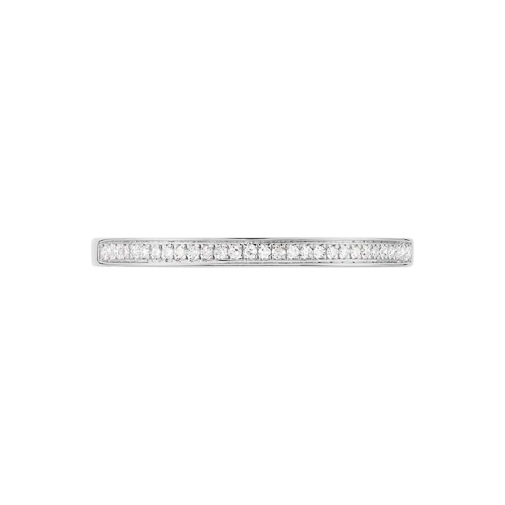 Alliance Elsia Or Blanc Diamant - Alliances Femme | Histoire d’Or