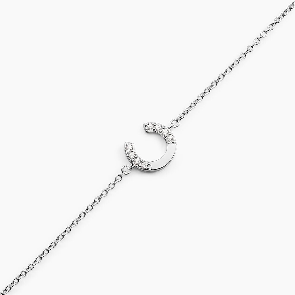 Bracelet Cyrine Argent Blanc Oxyde De Zirconium - Bracelets Femme | Histoire d&rsquo;Or