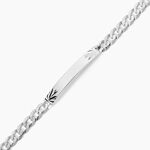 Bracelet Identit&eacute; Casper Argent Blanc - F&ecirc;te des m&egrave;res Femme | Histoire d&rsquo;Or