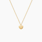 Collier Phebee Argent Dor&eacute; A L'Or 750/1000 Oxyde De Zirconium - F&ecirc;te des m&egrave;res Femme | Histoire d&rsquo;Or