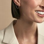 Bijou D'oreille Unitaire Klava Argent Rose Oxyde De Zirconium - Piercings d'oreilles Femme | Histoire d&rsquo;Or