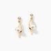 Boucles D'oreilles Pendantes Orientale Or Jaune Perle De Culture - Boucles d'oreilles pendantes Femme | Histoire d’Or