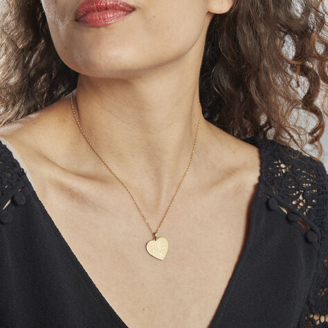 Collier Rauline Plaqué Or Jaune - Colliers Coeur Femme | Histoire d’Or