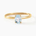 Bague Lily Or Jaune Topaze - Bagues solitaires Femme | Histoire d’Or