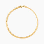 Bracelet Izel Maille Anglaise Or Jaune - Bracelets cha&icirc;ne Femme | Histoire d&rsquo;Or