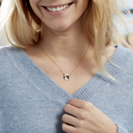 Collier Leos Argent Jaune Nacre - Colliers fantaisie Femme | Histoire d’Or
