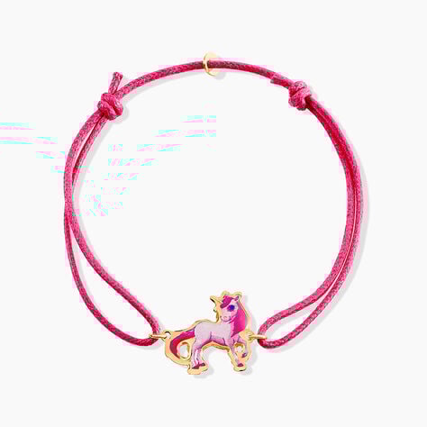 Bracelet Fantasila Cheval Or Jaune - Bracelets cordon Enfant | Histoire d&rsquo;Or