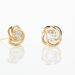 Boucles D'oreilles Puces Or Jaune Urlanie Diamants - Clous d'oreilles Femme | Histoire d’Or