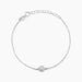 Bracelet Auxana Argent Blanc Oxyde De Zirconium - Bracelets Femme | Histoire d’Or